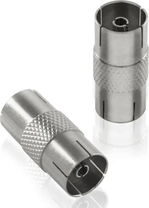 Poppstar SAT-Adapter (IEC Antennenbuchse auf Buchse)