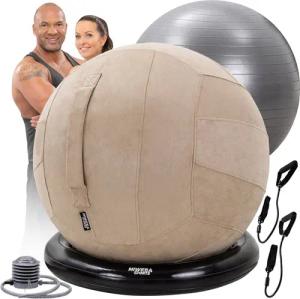 Miweba Sports Gymnastikball 4in1 Gymnastikball-Set inkl.