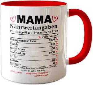 Giftandprint Tasse für Mutter- Mama Tasse