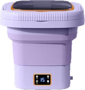 RWEUOQ Wäscheschleuder Mini-Waschmaschine faltbar mit Drehfunktion