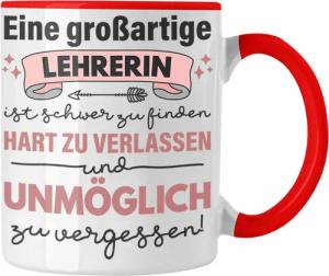 Trendation Tasse Trendation - Lehrerin Geschenk