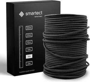 smartect Textilkabel Schwarz 3 Meter -