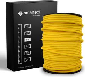 smartect Textilkabel Gelb 10 Meter -