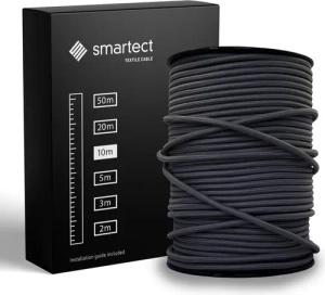 smartect Textilkabel Anthrazit 10 Meter -