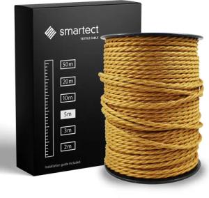 smartect smartect Textilkabel Twisted Stromkabel, (500