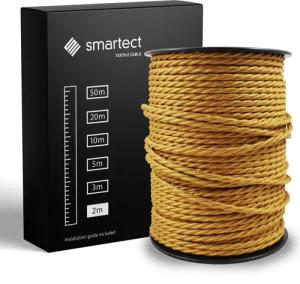 smartect smartect Textilkabel Twisted Stromkabel, (200