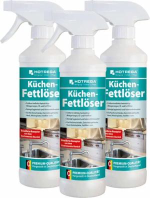 HOTREGA® Küchen Fettlöser Küchenreiniger Fettreiniger Fettentferner