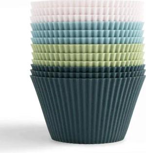 zggzerg Silikonform Cupcake-Formen, Backformen aus Silikon