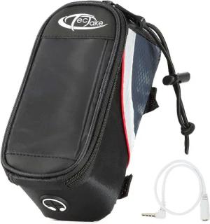 tectake Fahrradtasche Satteltasche mit Rahmen-Befestigung für