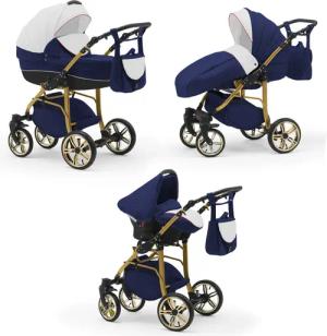 BabyMerc Kombi-Kinderwagen Neo Gold 4 in