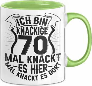 Trendation Tasse 70er Geburtstag Geschenk Männer