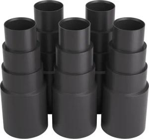 BAUHELD Staubsaugerrohr-Adapter Schwarz PVC-Gummi, Zubehör für