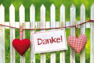 BSB Grußkarten Danke - Grusskarte im