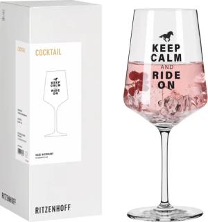 Ritzenhoff Longdrinkglas Reitgold, Kristallglas