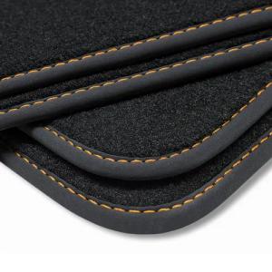 teileplus24 Auto-Fußmatten BV592 Velours Fußmatten Set