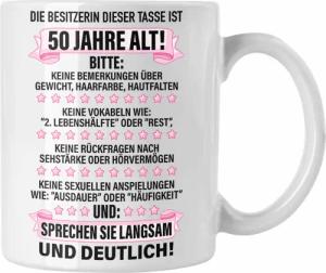 Trendation Tasse Trendation - 50. Geburtstag