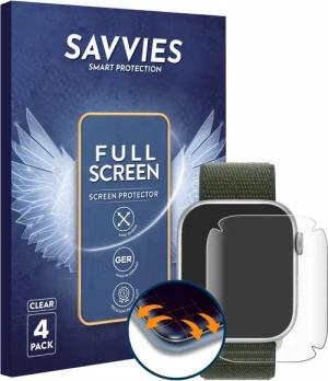 Savvies Displayschutzfolie Fullscreen Schutzfolie für Apple