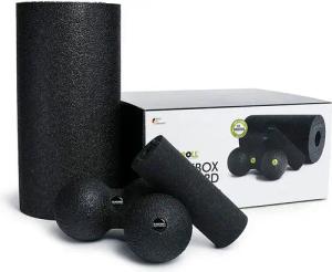 Blackroll Massagegerät Faszien-Set Blackbox, Ideal für