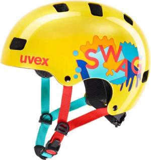 Uvex Kinderfahrradhelm Kid 3 SWAG yellow