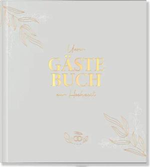 LEAF & GOLD Notizbuch Gästebuch Hochzeit