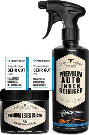URBAN FOREST Auto Innenraum Reiniger 500ml+Leder