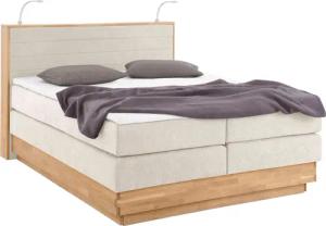 Home affaire Boxspringbett Cavan, Eiche, inkl.