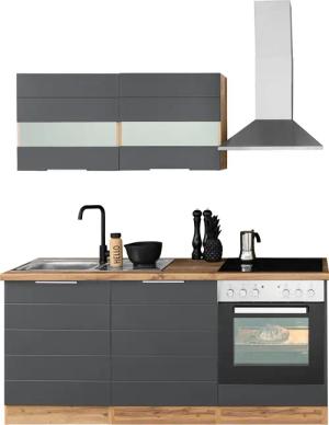 KOCHSTATION Küchenzeile KS-Luhe, 180 cm breit,