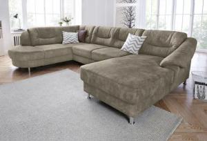sit&more Wohnlandschaft Salsa U-Form, mit Federkern,