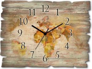 Artland Wanduhr Weltkarte (wahlweise mit Quarz-
