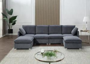 ATLANTIC home collection Wohnlandschaft, modularer 4-Sitzer