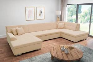 DOMO collection Wohnlandschaft Treviso incl. Zierkissen,