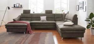 sit&more Wohnlandschaft Cardoso U-Form, mit Federkern