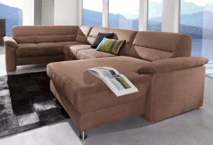 sit&more Wohnlandschaft Ascara U-Form, inklusive Boxspring/Federkern-Polsterung,