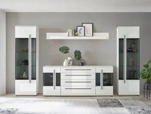 INOSIGN Wohnwand Cantara, moderne Anbauwand, Wohnzimmer-Set,