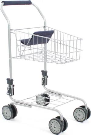 CHIC2000 Spiel-Einkaufswagen Navy Blue, mit Puppensitz