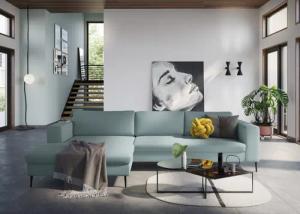 DOMO collection Ecksofa Modica, zeitlos und
