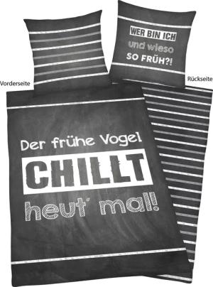 Herding Young Collection Wendebettwäsche Sprüche, Renforcé,
