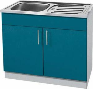 wiho Küchen Spülenschrank Kiel 100 cm