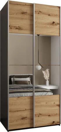 ABIKS MÖBEL Schwebetürenschrank LUX 4 hoher