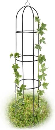 relaxdays Rankhilfe Rankobelisk aus Metall 1,9