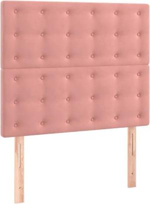 vidaXL Kopfteil Kopfteile 2 Stk. Rosa