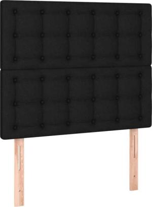 vidaXL Kopfteil Kopfteile 2 Stk. Schwarz