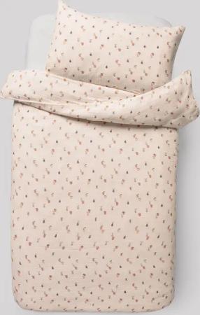 Next Bett-Set Bettgarnitur aus Baumwoll-Musseline, Knitteroptik,