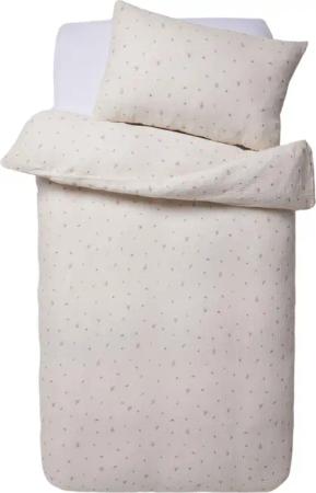Next Bett-Set Bettgarnitur aus Baumwoll-Musseline, Knitteroptik,