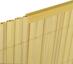 Sekey Balkonsichtschutz PVC Abschlussleiste Abdeckprofil für