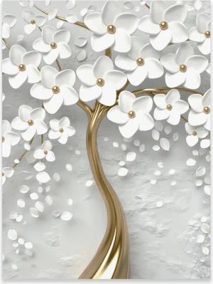 Wallarena Poster Baum Abstrakt Blumen Wohnzimmer