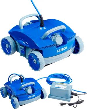 Arebos Poolroboter Schwimmbad-Reiniger Bodensauger Poolsauger Poolreiniger,