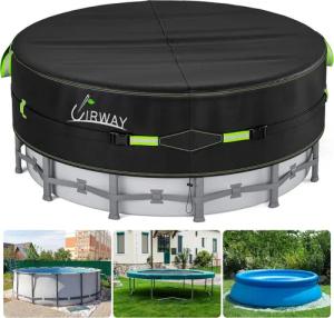 LuxusKollektion Pool-Abdeckplane Poolabdeckung 244 cm 420D