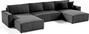 Compleo Ecksofa U-Form mit Bettkasten und