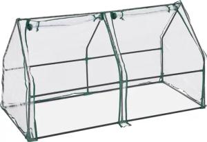 relaxdays Frühbeet Folienfrühbeet PVC mit 2